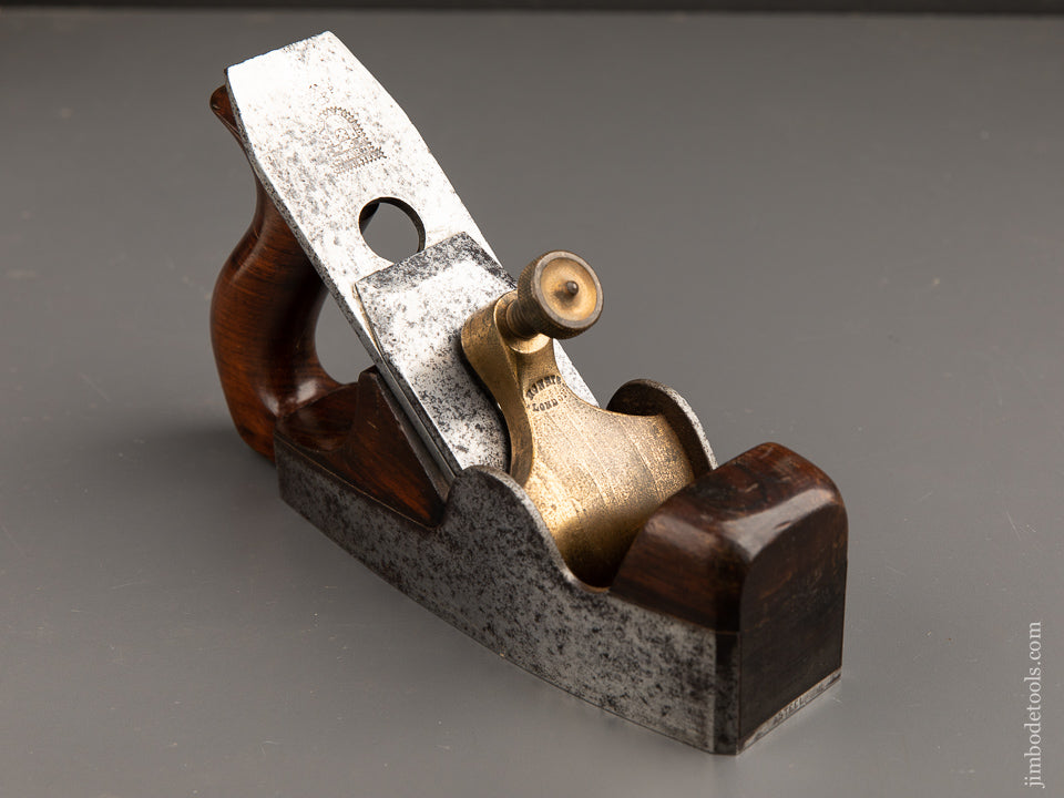 Early Pre-War NORRIS NO. 2 Dovetailed Steel and Rosewood Smooth Plane - 91220