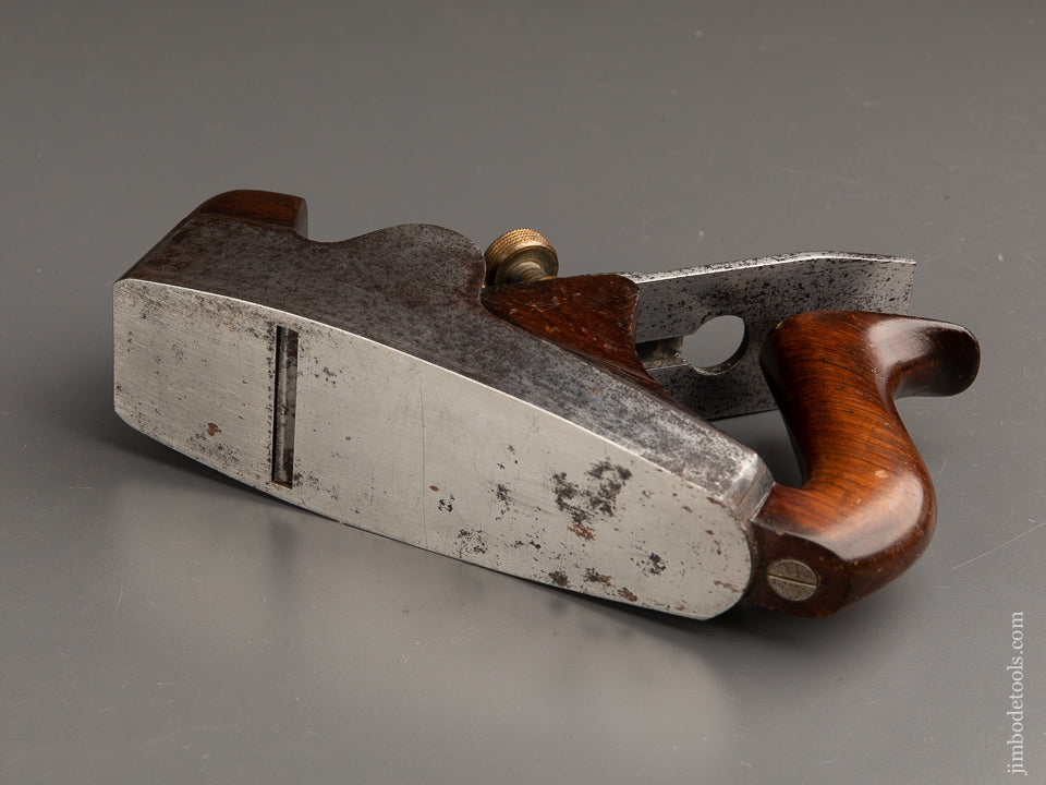 Early Pre-War NORRIS NO. 2 Dovetailed Steel and Rosewood Smooth Plane - 91220