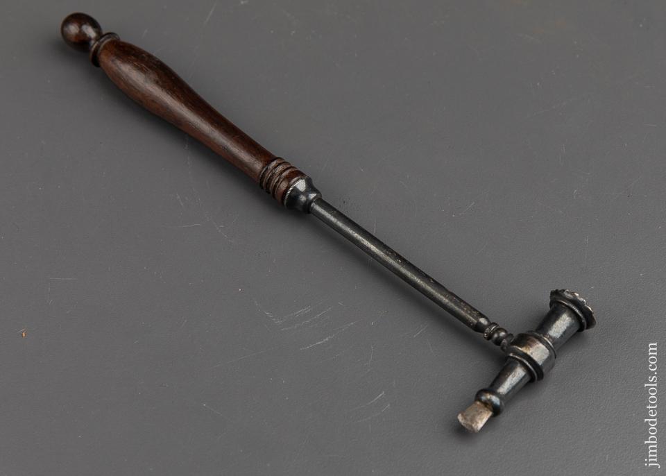 Early 7 1/2 inch Rosewood and Silver Barrister's Hammer - 91222R