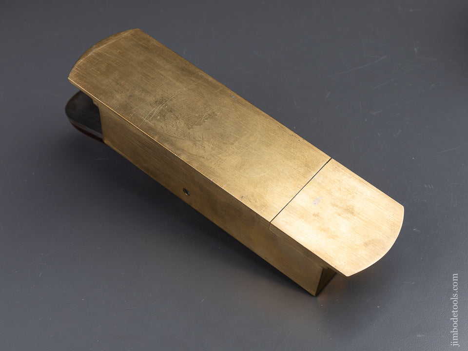 Fabulous! Gunmetal Dovetailed Miter Plane With The Finest Mouth - 82207