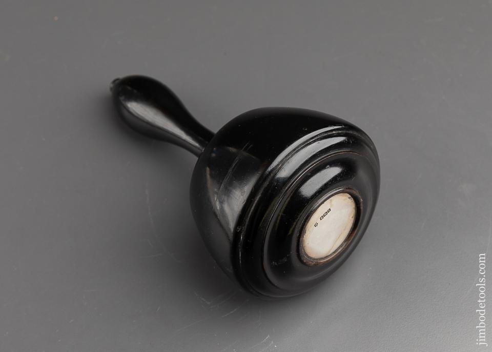 Stunning Ebony And Sterling Presentation Carver's Mallet - 91225R