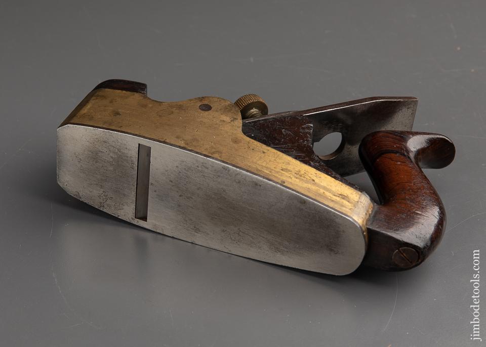 Sweet EARLY Signed NORRIS No. 17 Gunmetal, Steel, and Rosewood Smooth Plane - 91238U