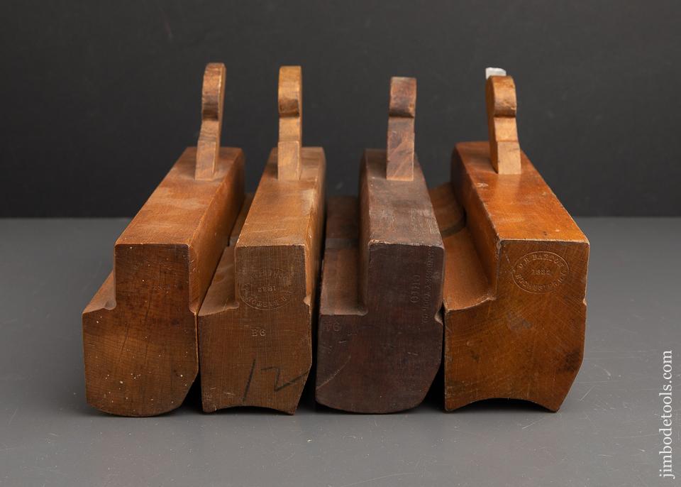 Two Large Pairs of Hollows & Rounds Molding Planes - 91246