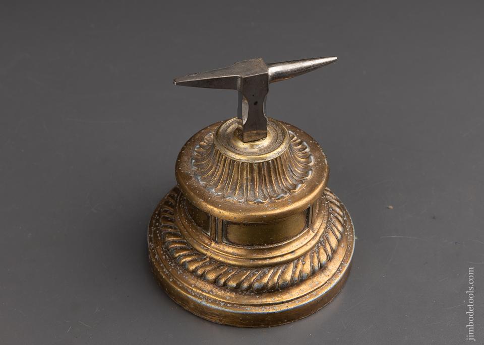 Jeweler's 3 1/2 inch Anvil on Decorated Stand - 91253R