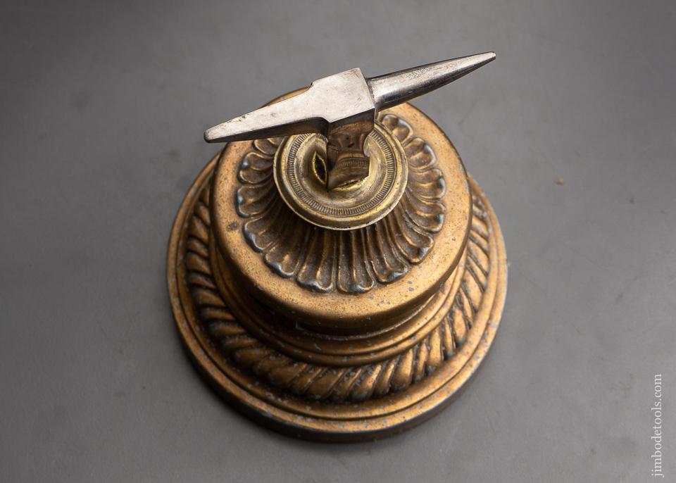 Jeweler's 3 1/2 inch Anvil on Decorated Stand - 91253R