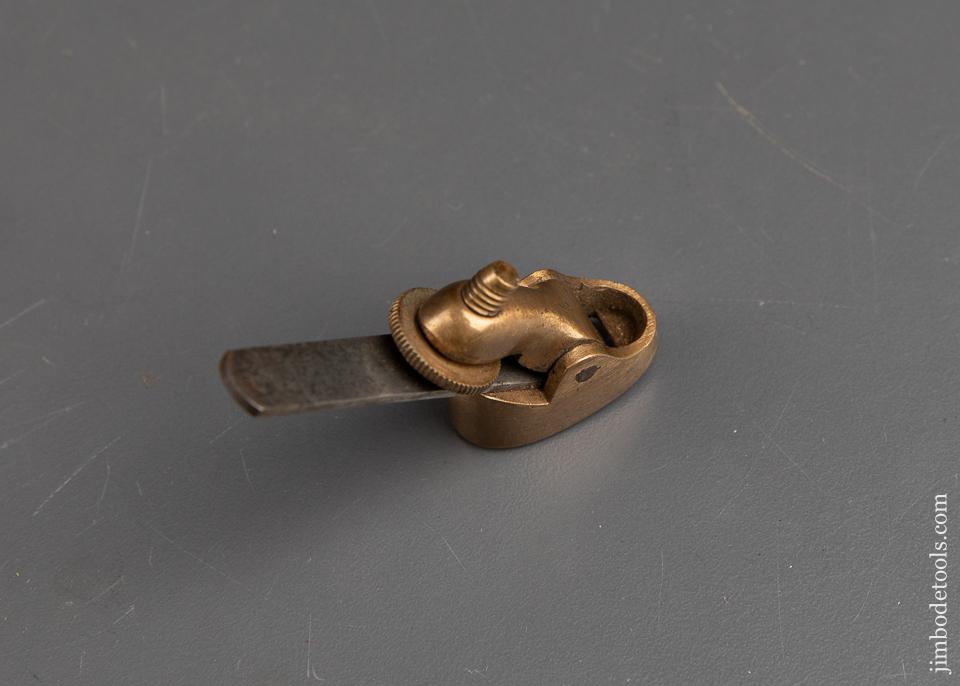 Pretty Little PRESTON Brass Round Bottom Violin Maker's Plane - 91255R