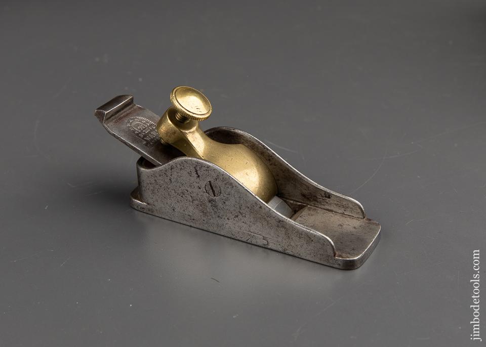 SPIERS No. 9 Thumb Plane with Original 1 1/8 inch Snecked WARD Iron - EXCELSIOR 91259