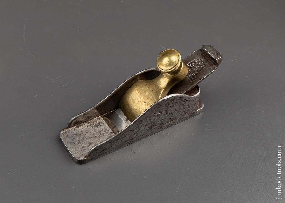 SPIERS No. 9 Thumb Plane with Original 1 1/8 inch Snecked WARD Iron - EXCELSIOR 91259