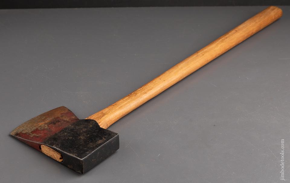 Remarkable New Old Stock J.B. STOHLER  Felling Axe in Original Paint and Handle - 91269