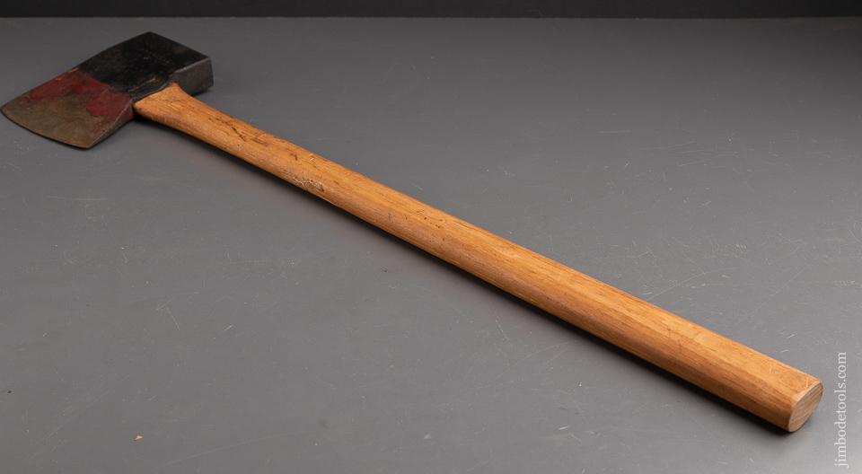 Remarkable New Old Stock J.B. STOHLER  Felling Axe in Original Paint and Handle - 91269