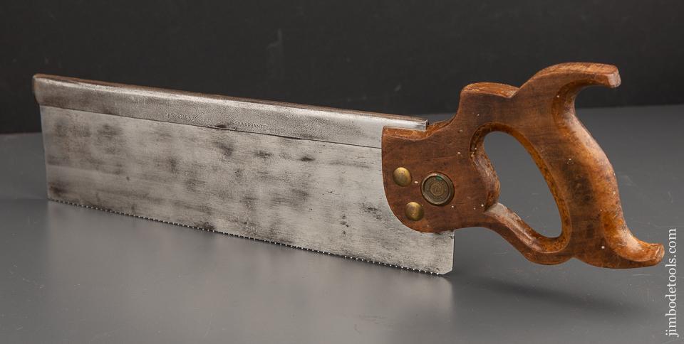 14 point 12 inch Rip DISSTON No. 4 Back Saw - 91279