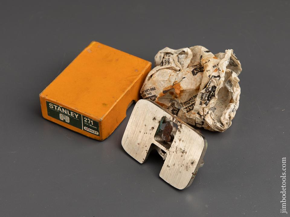 STANLEY No. 271 Miniature Router Plane with 1/4 inch Cutter in Original Box - 91316