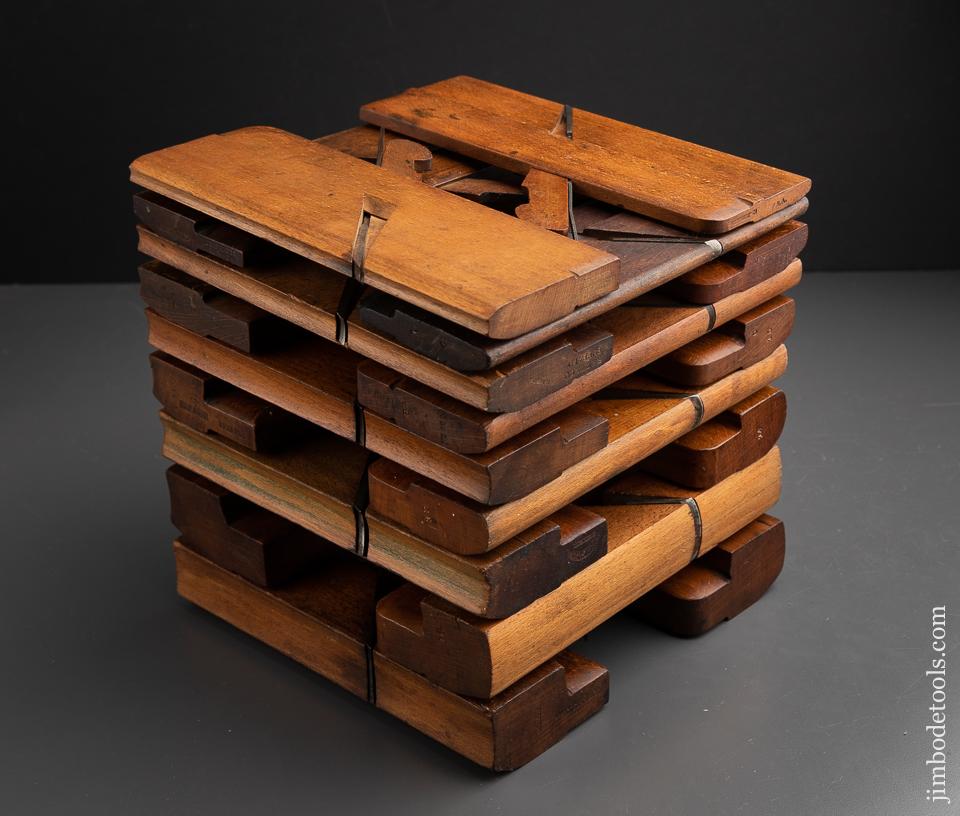 Complete Working Set of 18 Hollows & Rounds Molding Planes - 91317