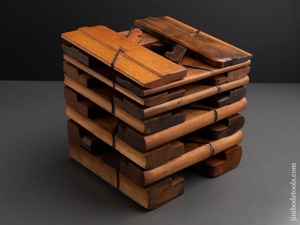 Complete Working Set of 18 Hollows & Rounds Molding Planes