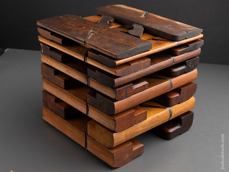 Complete Working Set of 18 Hollows & Rounds Molding Planes - 91320