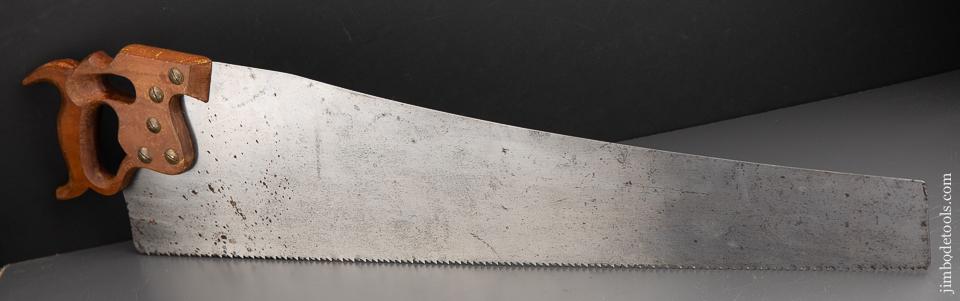 NEW OLD STOCK 5 1/2 point 28 inch Rip DISSTON D8 Hand Saw - 91350