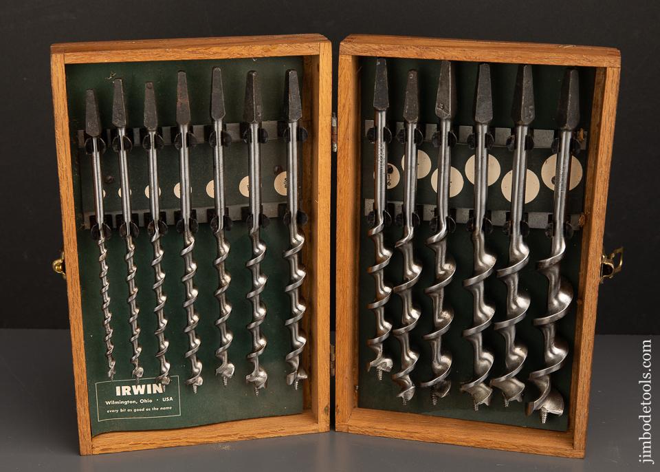 Complete Set of IRWIN Auger Bits in Original Box - 91357