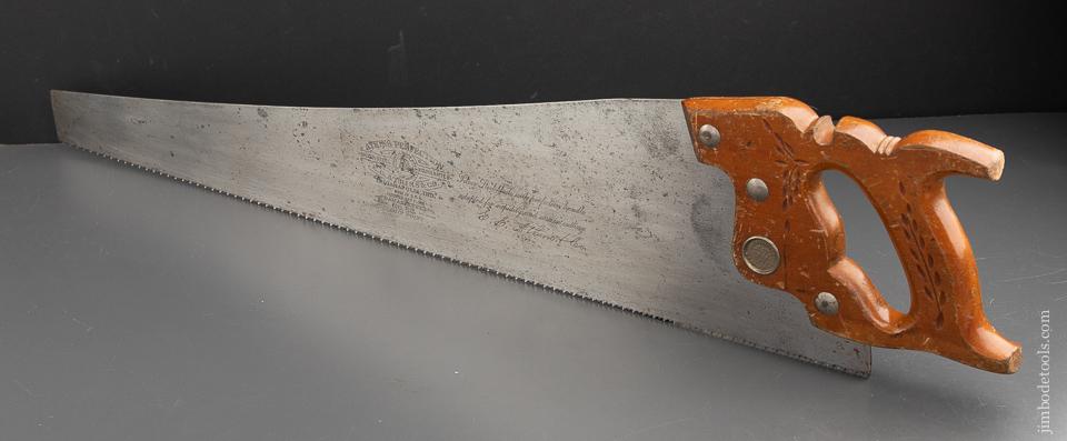 8 point 26 inch Crosscut ATKINS PERFECTION No. 53 Hand Saw - 91370
