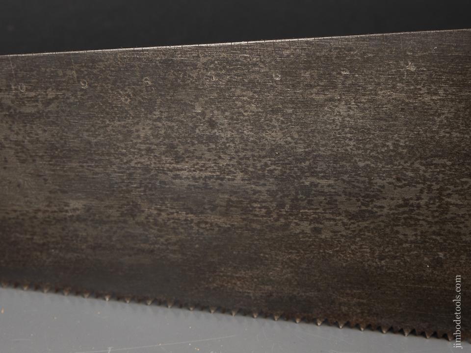 RARE 7 point 26 inch Crosscut DISSTON No. 087 Combination Saw circa 1880s - 91376