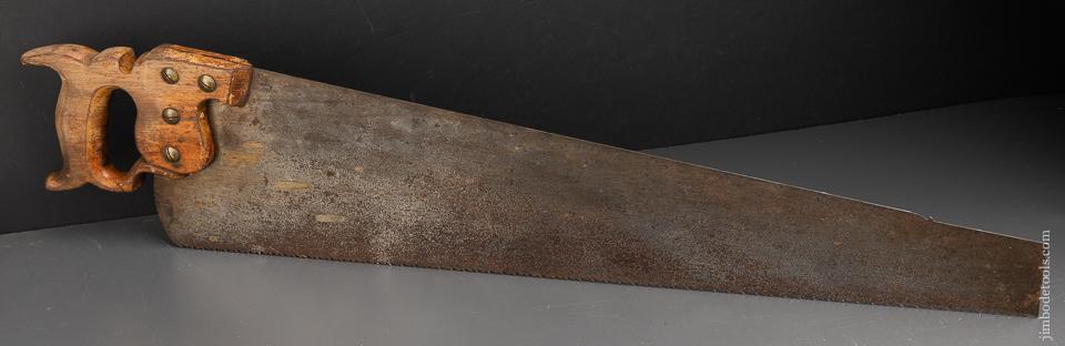 JUST SHARPENED 6 point 26 inch Rip DISSTON No. 7 Hand Saw - 91377