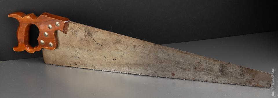 NEW OLD STOCK 8 point 26 inch Crosscut DISSTON D12 Hand Saw - 91381