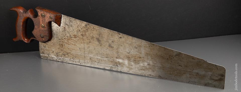 NEW OLD STOCK 8 point 26 inch Crosscut ATKINS SILVER STEEL No. 51 Skew Back Hand Saw - 91383 