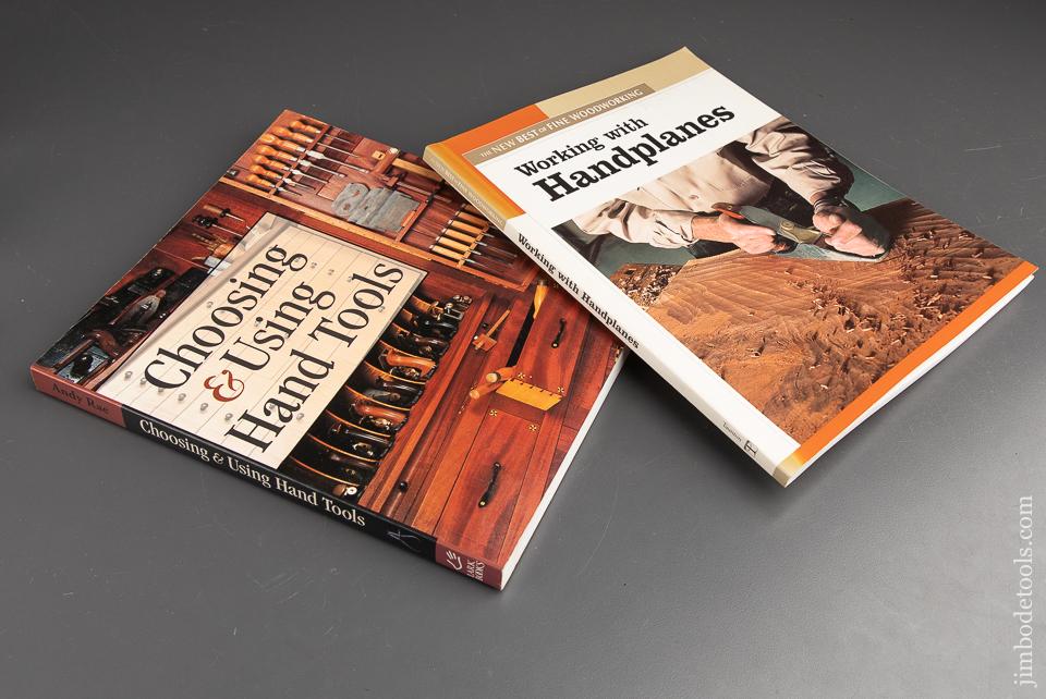 Two Books:  WORKING WITH HANDPLANES from The Editors of FINE WOODWORKING and CHOOSING & USING HAND TOOLS by Andy Rae - 91397