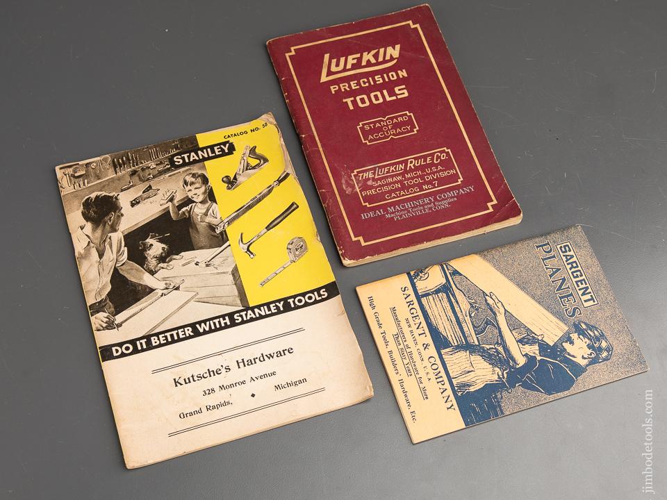 Books:  Three Original Tool Catalogues - 91411