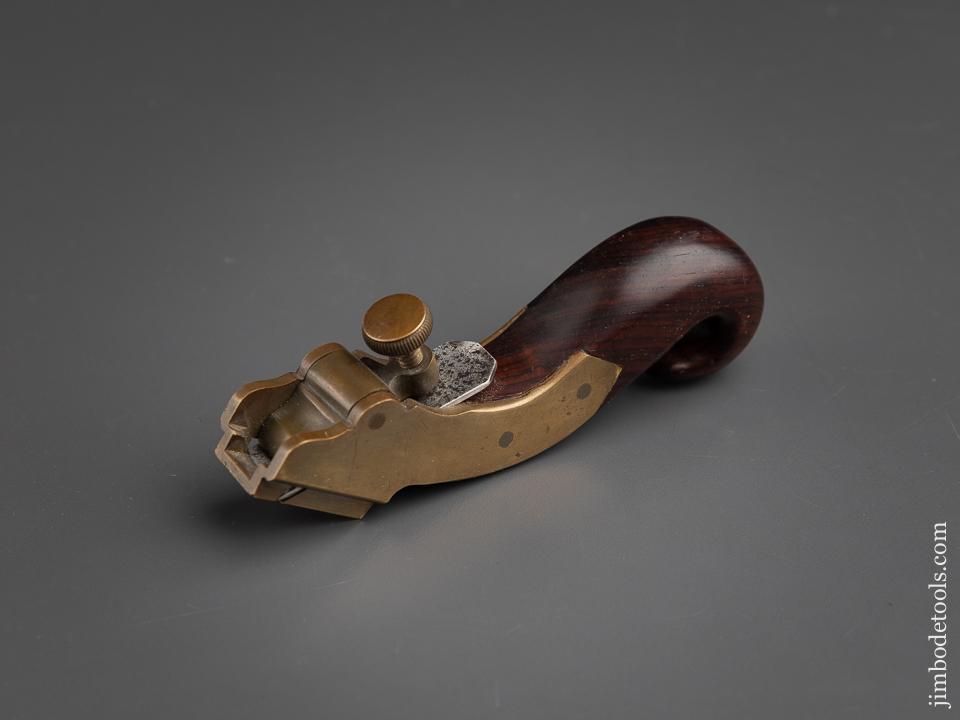 Remarkable Rosewood and Brass Flat Bottom Violin Plane by ROD GALSTER - 91440