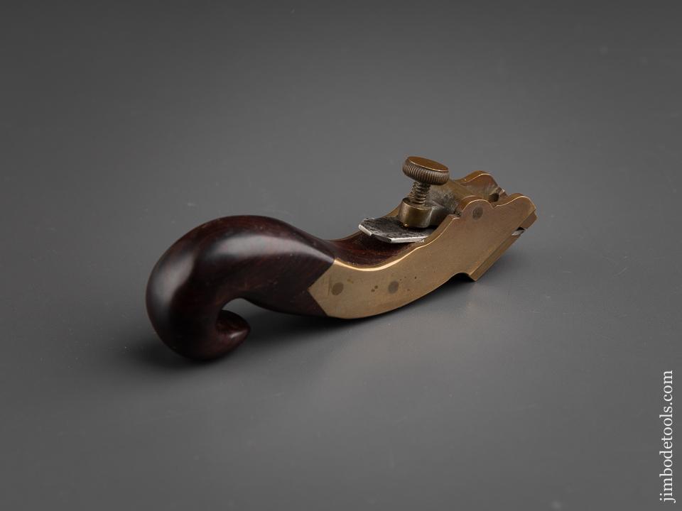 Remarkable Rosewood and Brass Flat Bottom Violin Plane by ROD GALSTER - 91440
