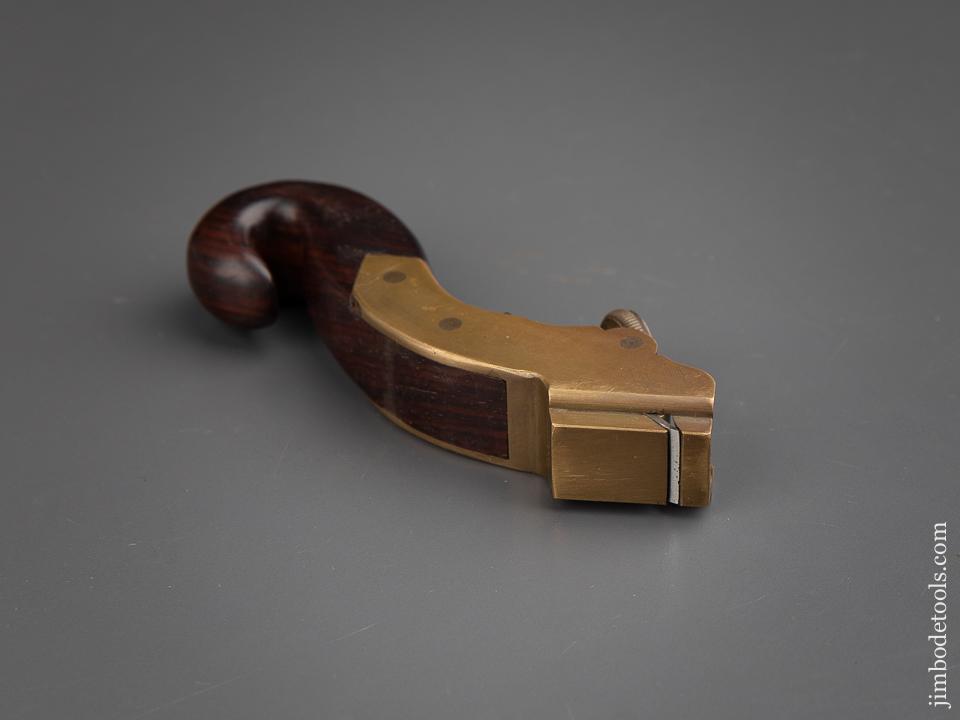 Remarkable Rosewood and Brass Flat Bottom Violin Plane by ROD GALSTER - 91440