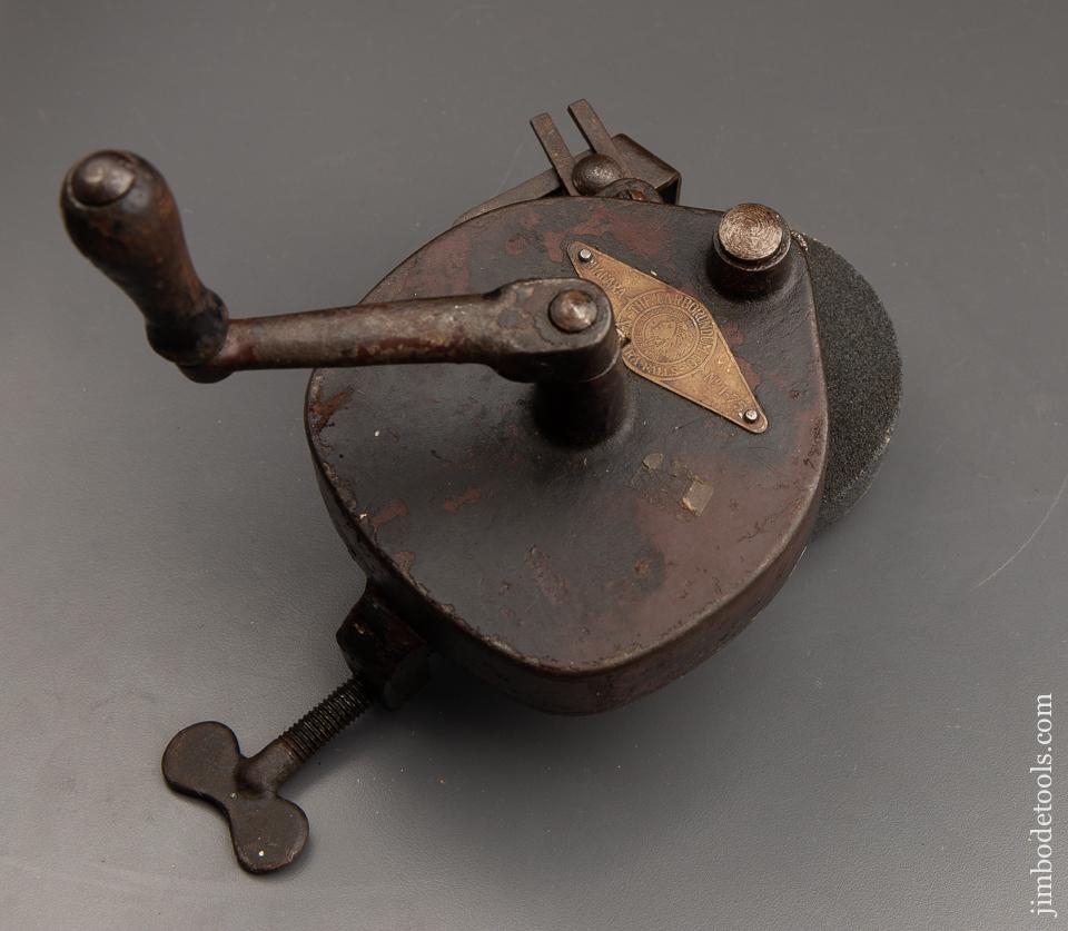 CARBORUNDUM No. 1-75 Hand Crank Tool Grinder with Tool Rest - 91486