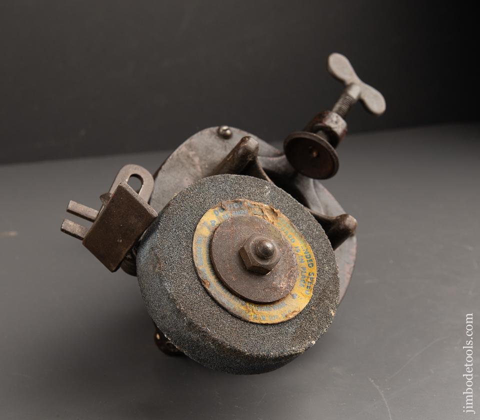 CARBORUNDUM No. 1-75 Hand Crank Tool Grinder with Tool Rest - 91486