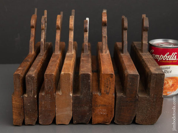 Eight Hollows & Rounds Moulding Planes by PRESTON - 91534