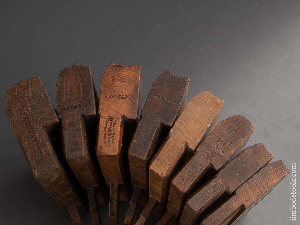 Eight Hollows & Rounds Moulding Planes by PRESTON - 91534
