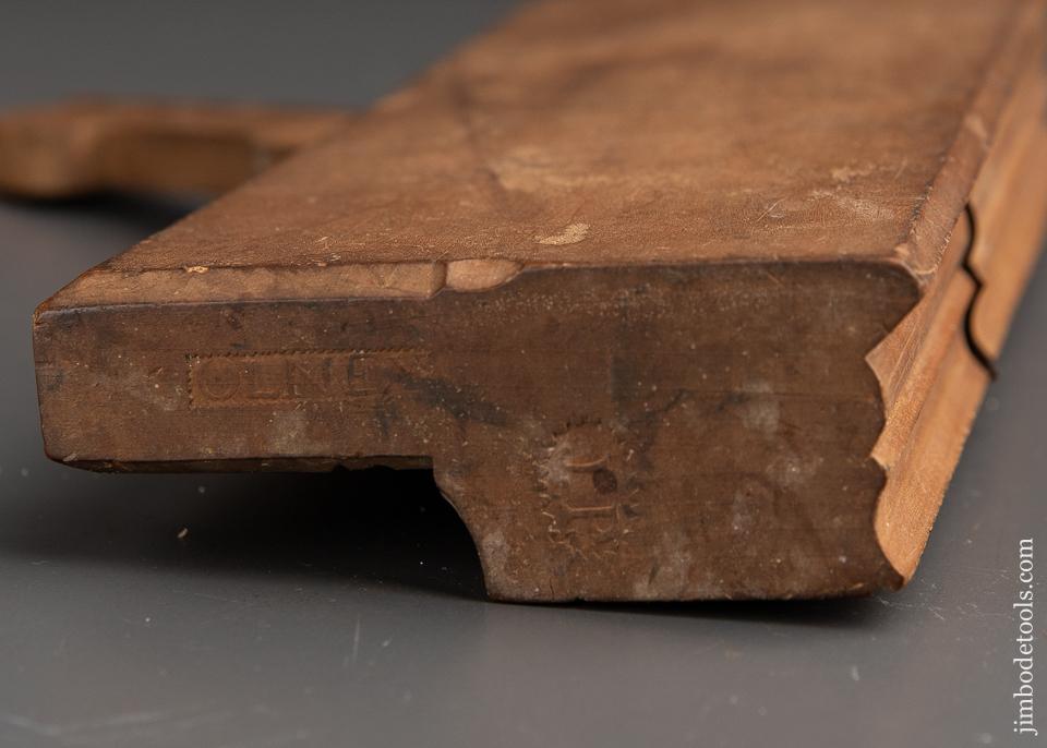 Stunning! 18th Century Applewood Moulding Plane by OLNEY - 91542U