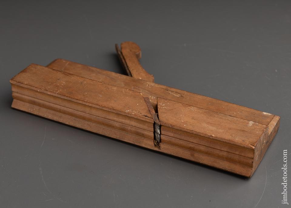 Stunning! 18th Century Applewood Moulding Plane by OLNEY - 91542U