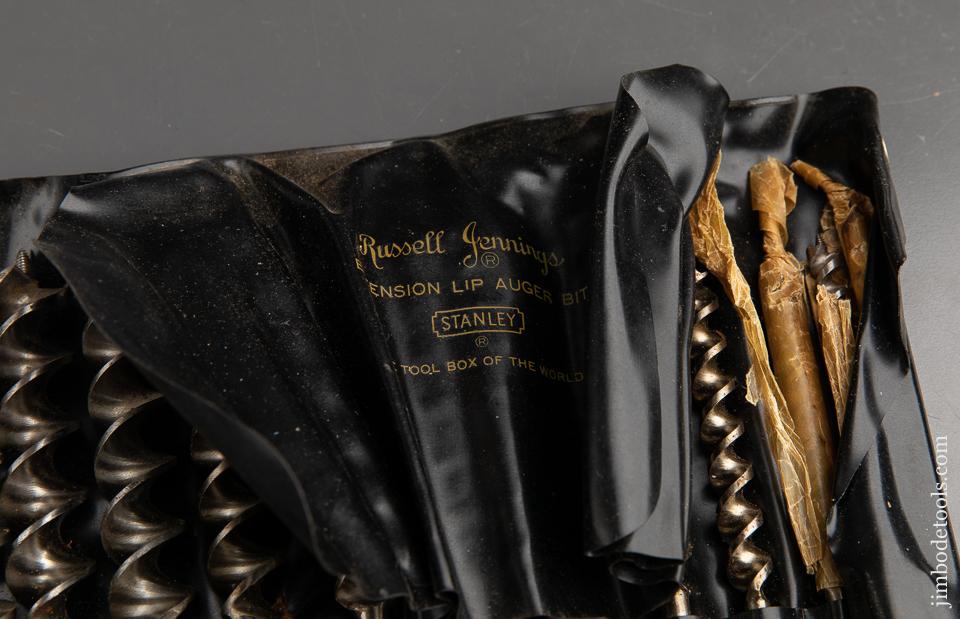 MINT! Complete Set of 13 RUSSELL JENNINGS STANLEY Auger Bits in its Original Roll - 91563