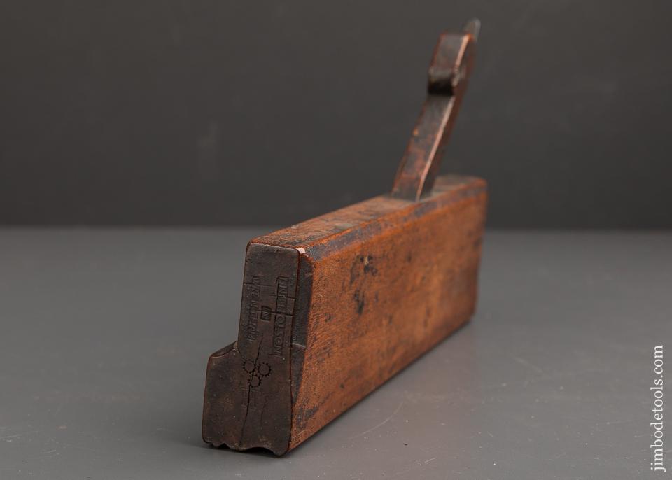 Fantastic I NICHOLSON IN WRENTHAM Complex Yellow Birch Moulding Plane Ca. 1739-47 - 91565U
