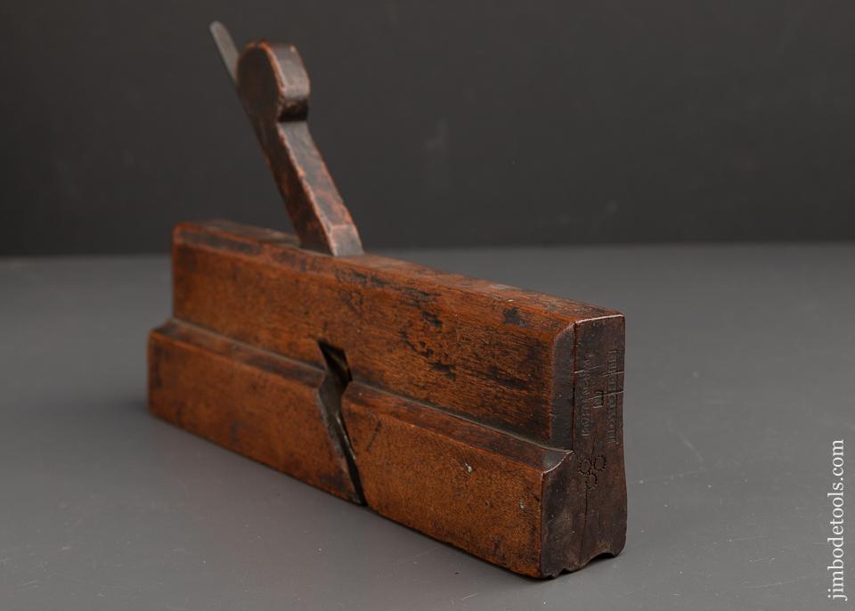 Fantastic I NICHOLSON IN WRENTHAM Complex Yellow Birch Moulding Plane Ca. 1739-47 - 91565U