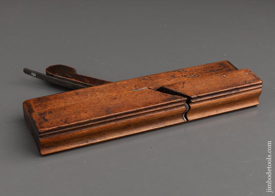Fantastic I NICHOLSON IN WRENTHAM Complex Yellow Birch Moulding Plane Ca. 1739-47 - 91565U