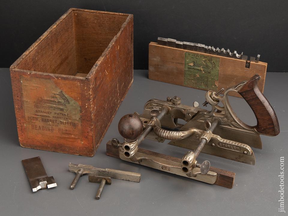 STANLEY No. 45 Combination Plane 100% COMPLETE Type 7B circa 1896-1906 in Original Box - 91568