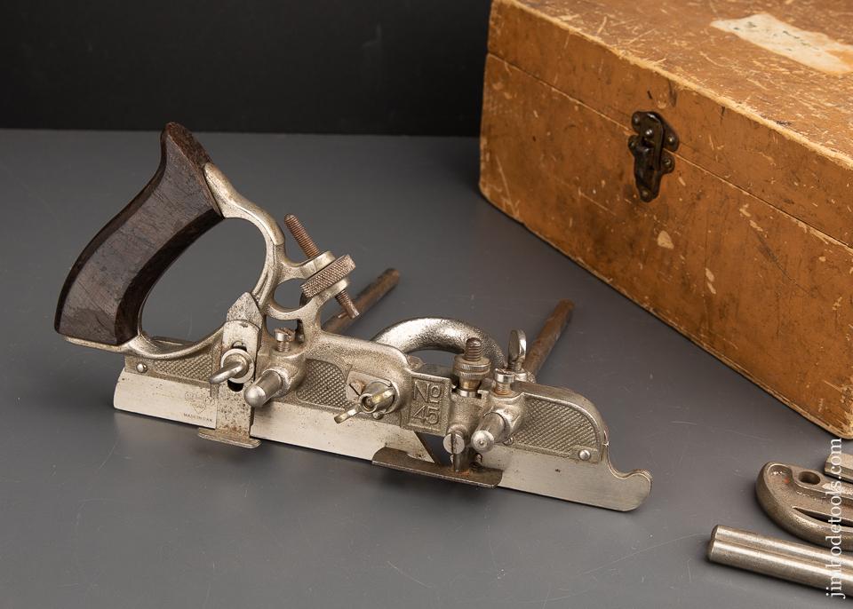 STANLEY No. 45 Combination Plane 100% COMPLETE in Original Box SWEETHEART - 91572