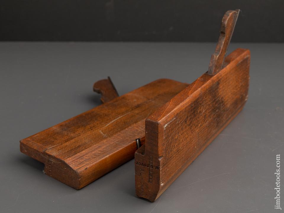 Matched Pair MOSELEY & SON LONDON No. 12 Hollow & Round Moulding Planes circa 1819-1830 - 91610