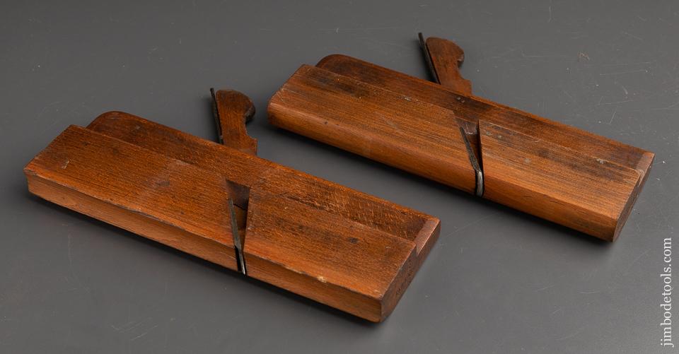 Matched Pair MOSELEY & SON LONDON No. 12 Hollow & Round Moulding Planes circa 1819-1830 - 91610