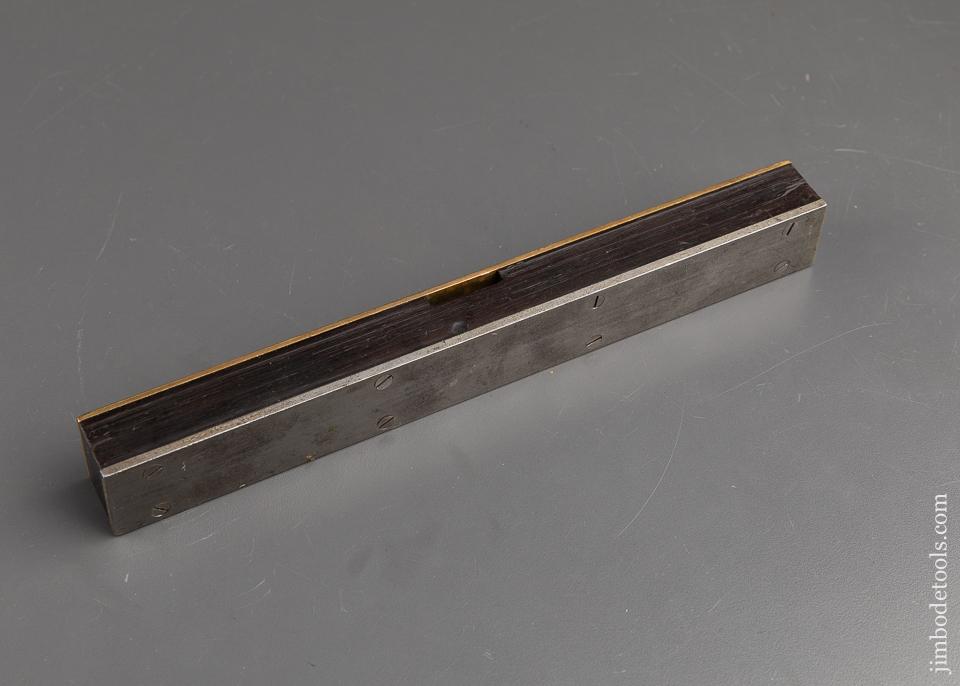 Ten inch PRESTON Rosewood, Steel, and Brass Level - 91619