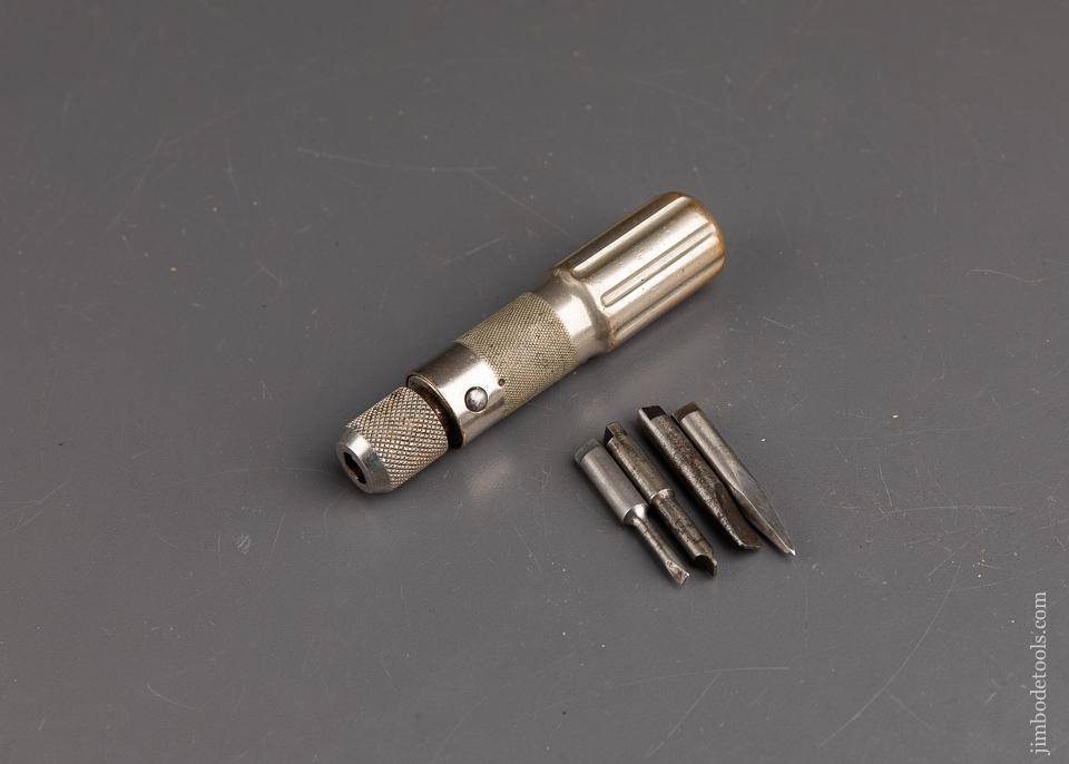 GOODELL PRATT NO. 231 Toolsmith's Pocke Screwdriver with Four Bits - 91638