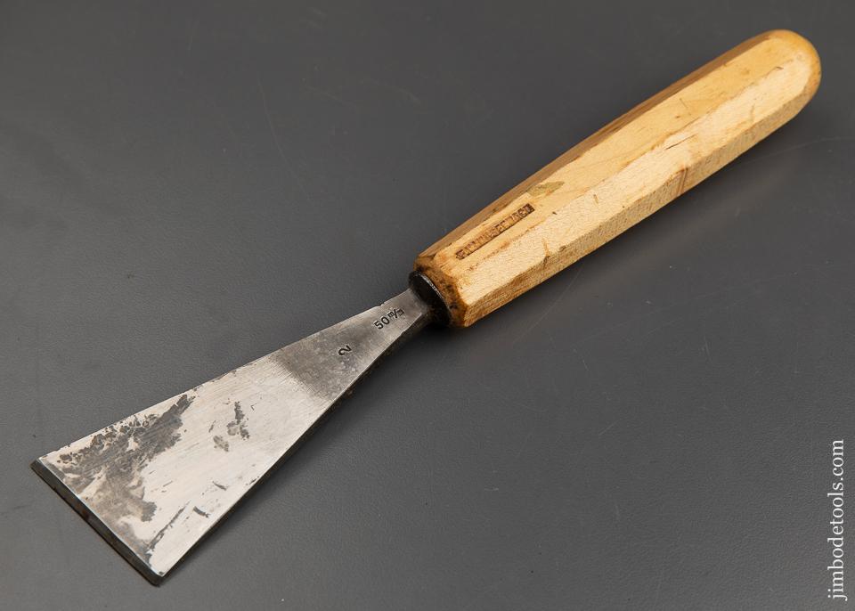 Monster! Two inch Wide DASTRA (Germany) No. 2 Sweep SKEW Carving Spoon Gouge - 91642