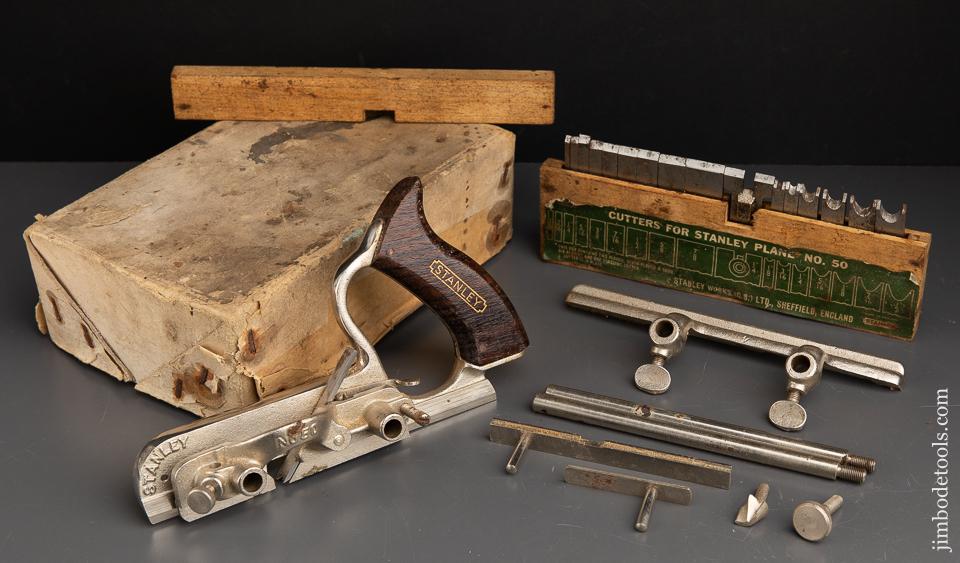 STANLEY No. 50 Light Combination Plane 100% COMPLETE in Original Box - 91651