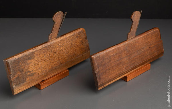 Matched Pair of PORTER No. 3 Hollow & Round Molding Planes FINE - 91684